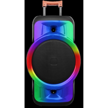 Currentactual 12 in. Lava Portable Bluetooth Speaker, RGB Lighting CU3681059